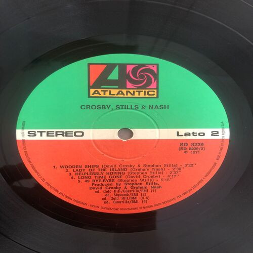 Crosby, Stills & Nash - Crosby, Stills & Nash (LP, Album, RP, Gat)