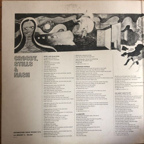 Crosby, Stills & Nash - Crosby, Stills & Nash (LP, Album, RP, Gat)