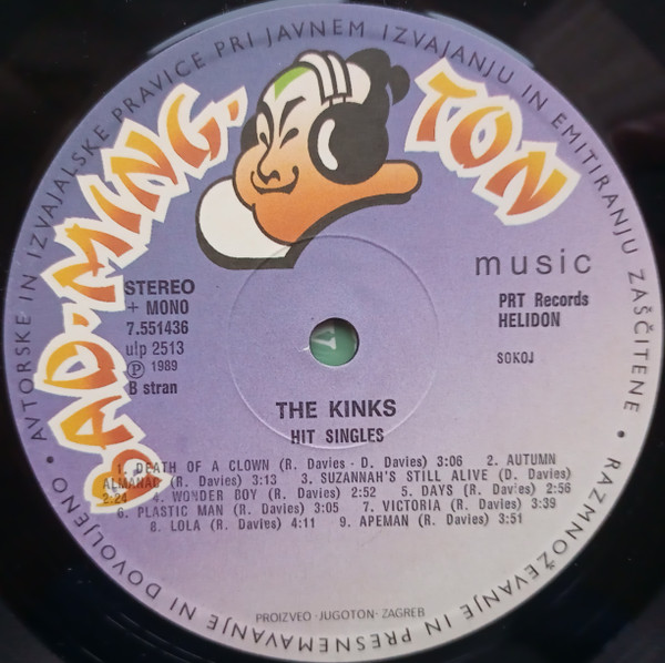 The Kinks - Hit Singles (LP, Comp)