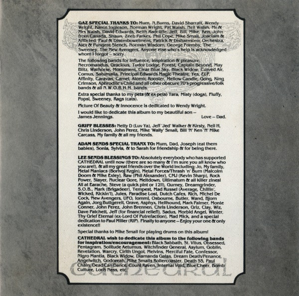 Cathedral - Forest Of Equilibrium (CD, Album)