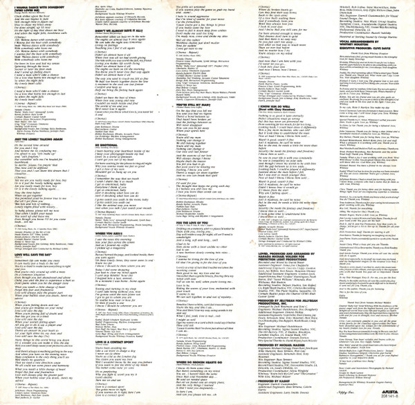 Whitney Houston - Whitney (LP, Album)