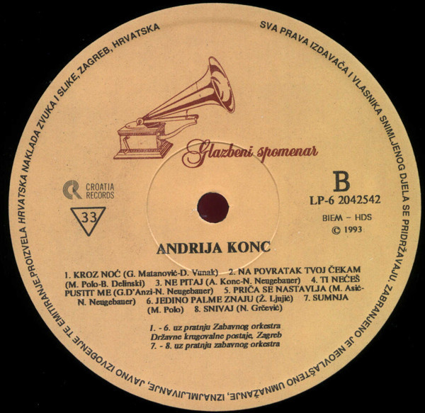 Andrija Konc - Andrija Konc (LP, Comp)