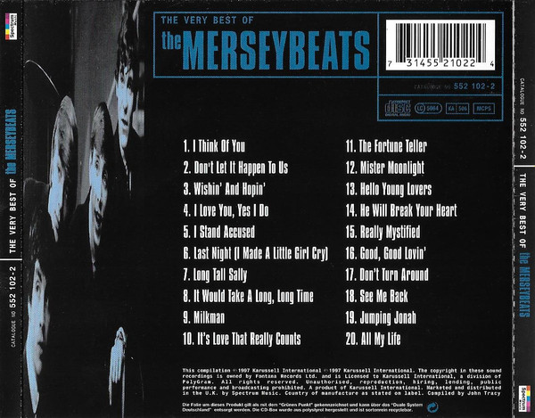 The Merseybeats - The Very Best Of The Merseybeats (CD, Comp)