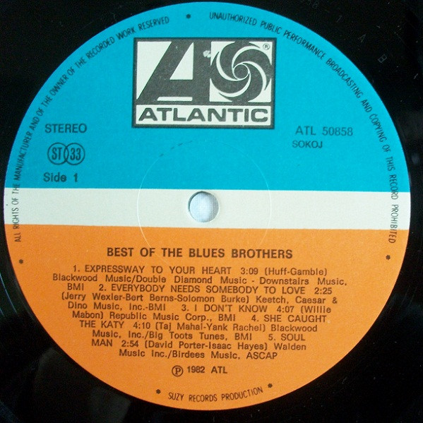 The Blues Brothers - Best Of The Blues Brothers (LP, Comp)