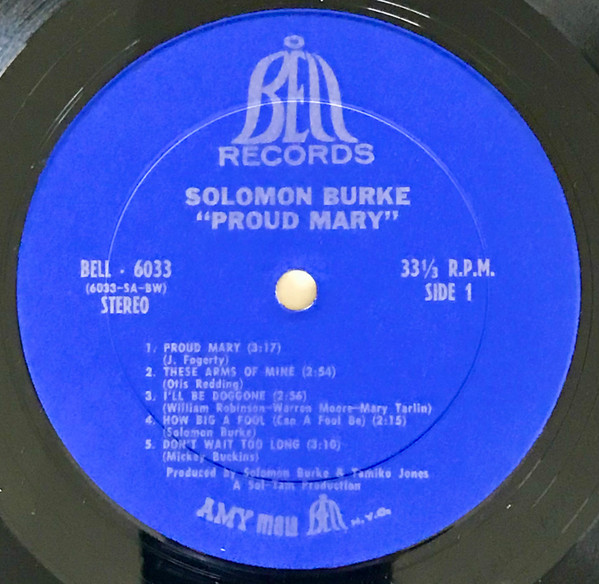 Solomon Burke - Proud Mary (LP, Album, Bes)