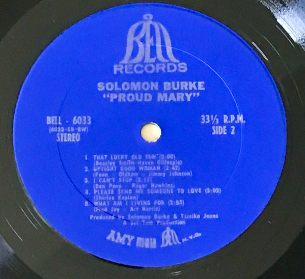 Solomon Burke - Proud Mary (LP, Album, Bes)