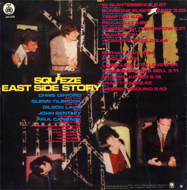 Squeeze (2) - East Side Story (LP, Album)