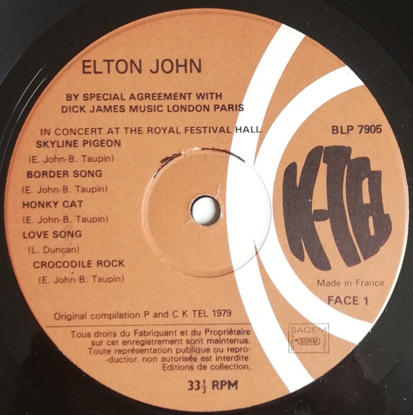 Elton John - Recital - In Concert (2xLP, Comp, Gat)