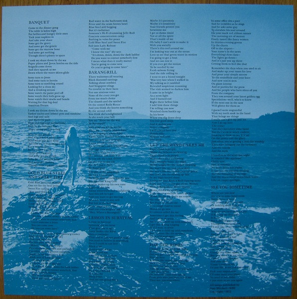 Joni Mitchell - For The Roses (LP, Album, RE)