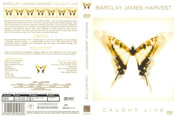 Barclay James Harvest - Caught Live (DVD, RE, PAL)