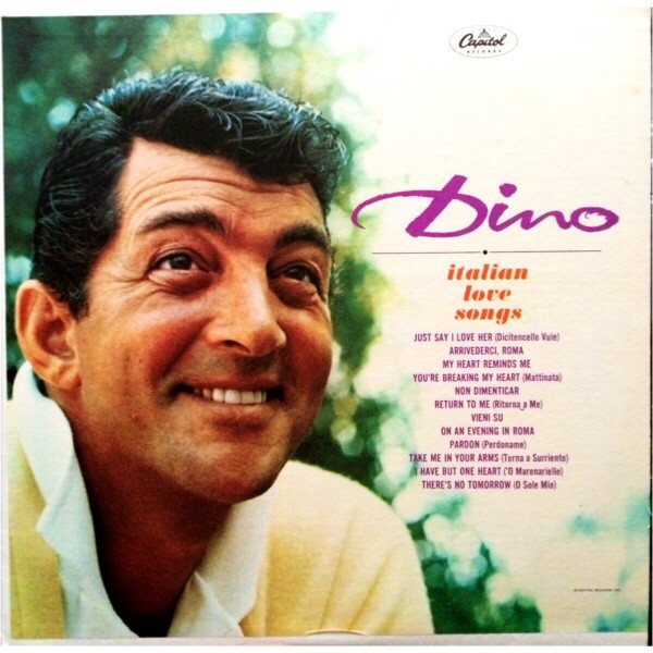 Dean Martin - Dino (Italian Love Songs) (LP, Album, RE)
