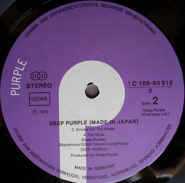 Deep Purple - Made In Japan (2xLP, Album, Gat)