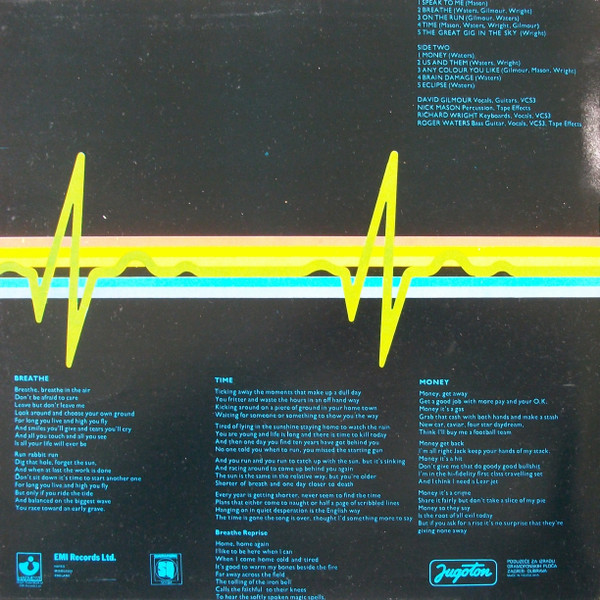 Pink Floyd - The Dark Side Of The Moon (LP, Album, Quad, Gat)