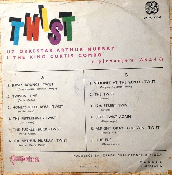 Arthur Murray And  King Curtis Combo - Twist (LP, Album)