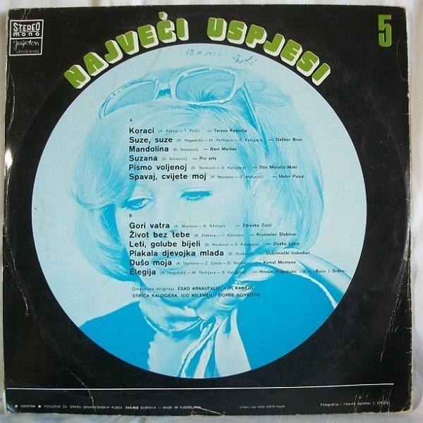 Various - Najveći Uspjesi 5 (LP, Comp)