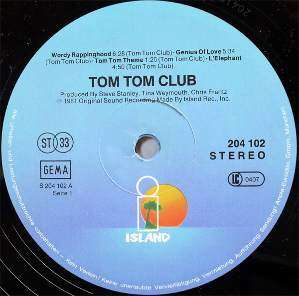 Tom Tom Club - Tom Tom Club (LP, Album)