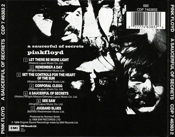 Pink Floyd - A Saucerful Of Secrets (CD, Album, RE)