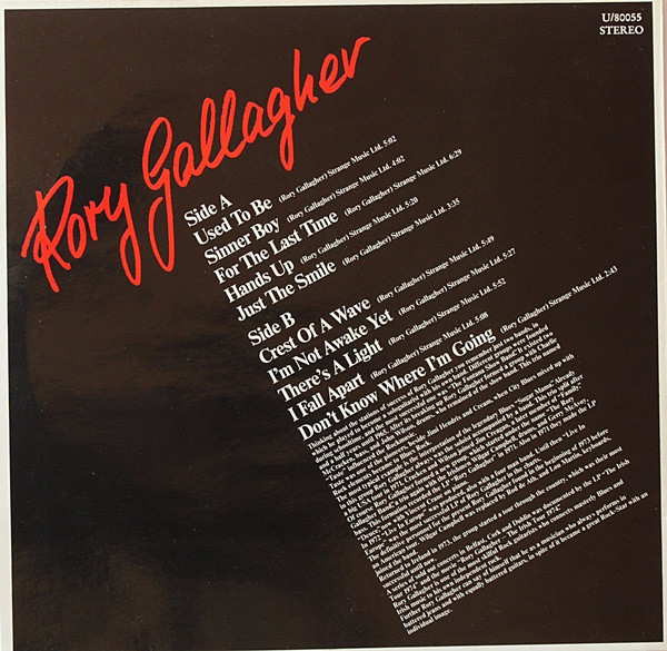 Rory Gallagher - Between Belfast And Dublin (LP, Comp)