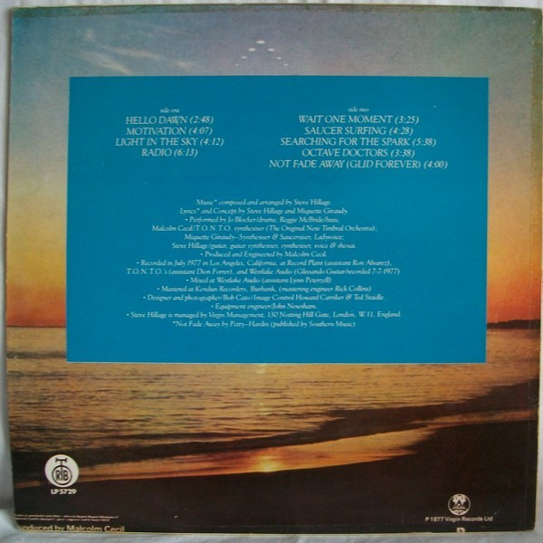 Steve Hillage - Motivation Radio (LP, Album)