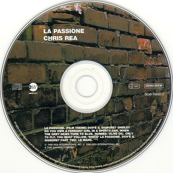 Chris Rea - La Passione (CD, Album)