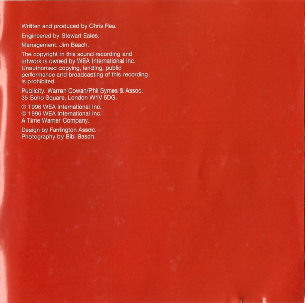 Chris Rea - La Passione (CD, Album)