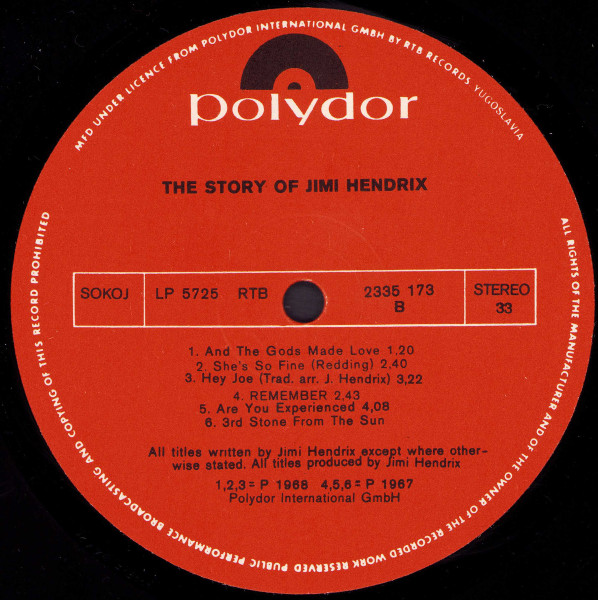 Jimi Hendrix - The Story Of Jimi Hendrix (2xLP, Comp)