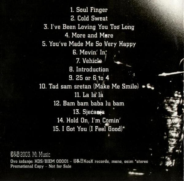 Mi (4) - 15 Å½ivih Komada (CD, Comp, Mono, Promo)