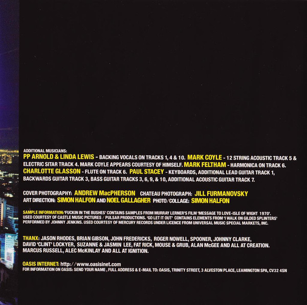 Oasis (2) - Standing On The Shoulder Of Giants (CD, Album)