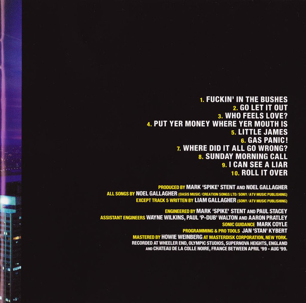 Oasis (2) - Standing On The Shoulder Of Giants (CD, Album)