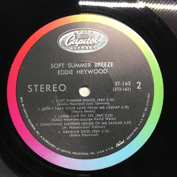 Eddie Heywood - Soft Summer Breeze (LP, Album)
