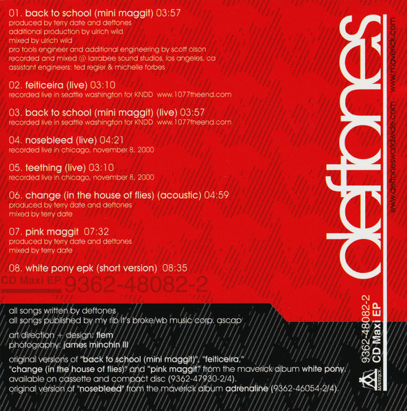 Deftones - Back To School (Mini Maggit) (CD, EP, Enh)