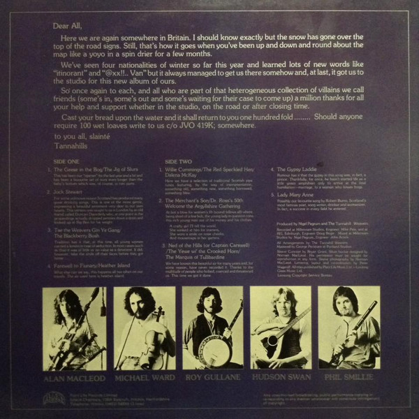 The Tannahill Weavers - The Tannahill Weavers (LP)