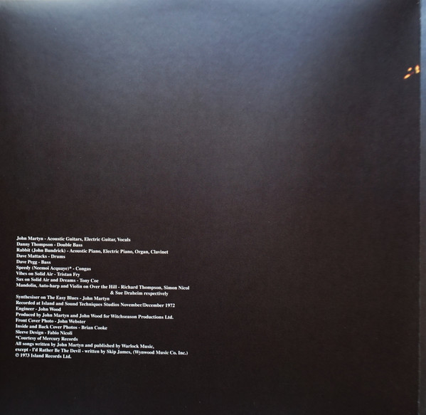 John Martyn - Solid Air (LP, Album, RE, Gat)