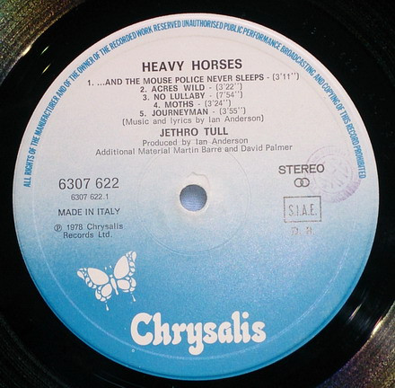 Jethro Tull - Heavy Horses (LP, Album)
