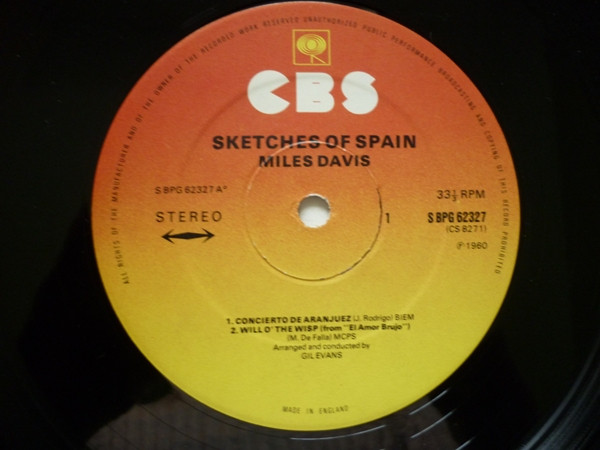 Miles Davis - Sketches Of Spain (LP, Album, RE)