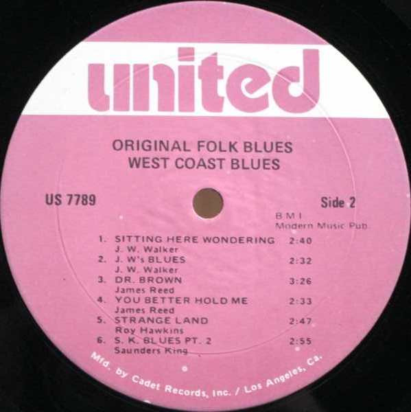 Various - West Coast Blues (LP, Comp, RE)