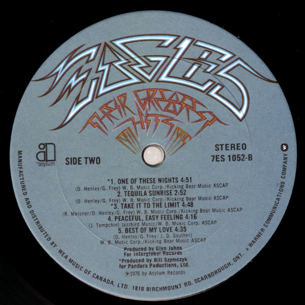 Eagles - Their Greatest Hits 1971-1975 (LP, Album, Comp)