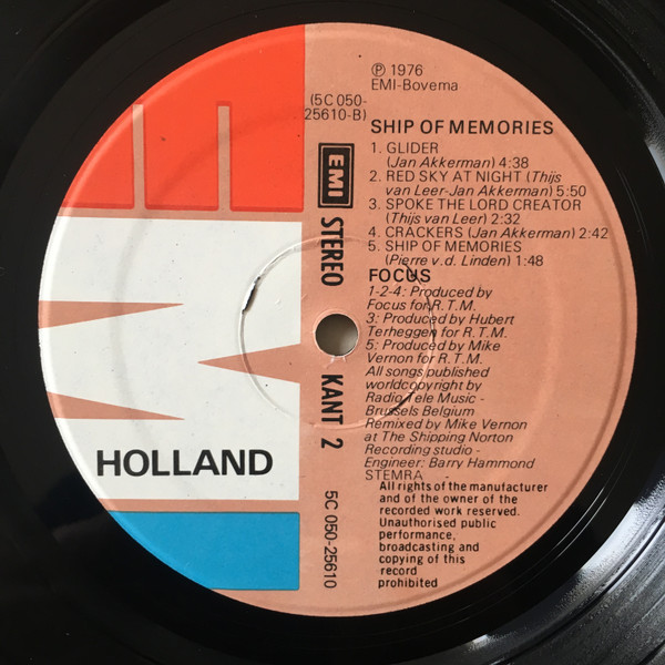 Focus (2) - Ship Of Memories (LP, Album)