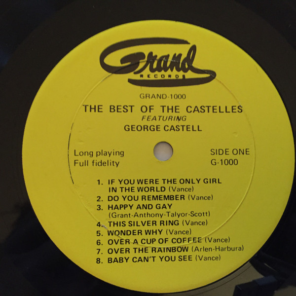 The Castelles Featuring George Grant (4) - The Best Of The Castelles Featuring George Grant (LP, Comp, Mono)