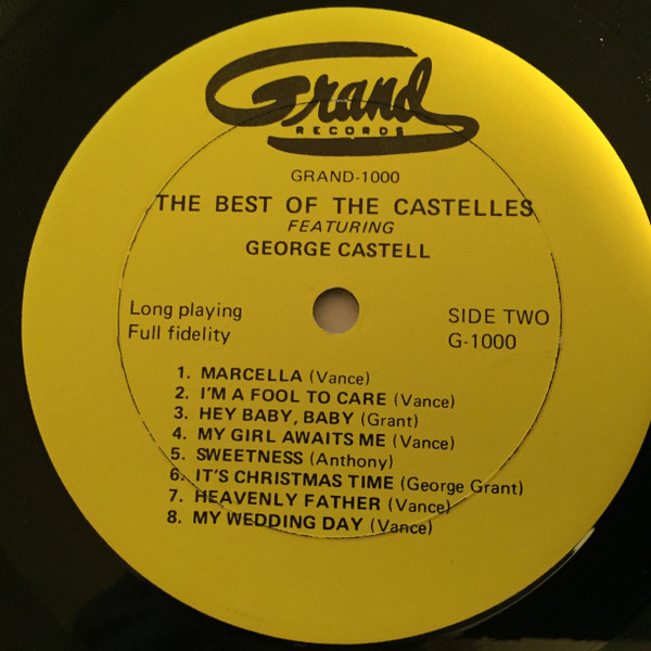 The Castelles Featuring George Grant (4) - The Best Of The Castelles Featuring George Grant (LP, Comp, Mono)