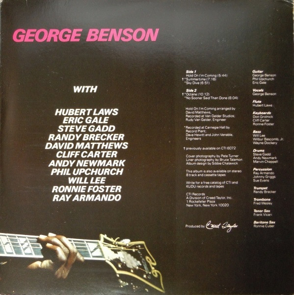 George Benson - Space (LP, Album, RP, Gat)