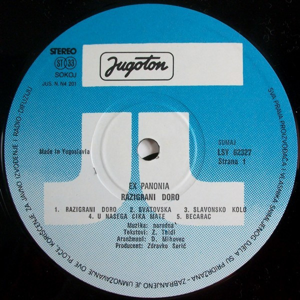 Ex Pannonia* - Razigrani Doro (LP, Album)