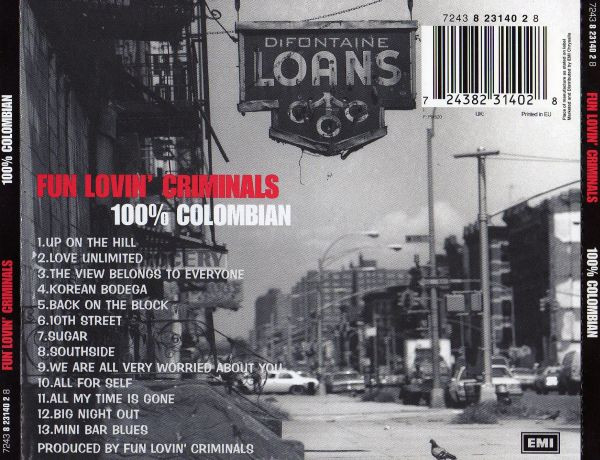 Fun Lovin' Criminals - 100% Colombian (CD, Album)