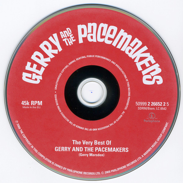 Gerry And The Pacemakers* - The Very Best Of Gerry And The Pacemakers (CD, Comp, RE)