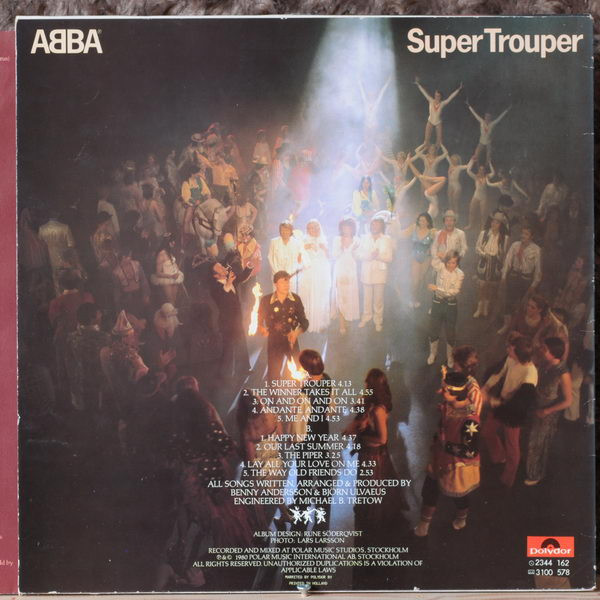 ABBA - Super Trouper (LP, Album, Fra)