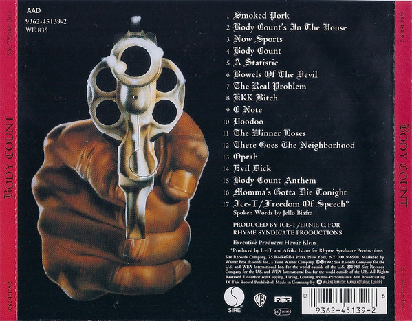Body Count (2) - Body Count (CD, Album, RE)
