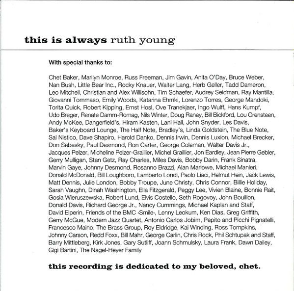 Ruth Young - This Is Always (CD, Album)