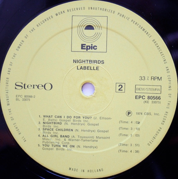 Labelle - Nightbirds (LP, Album)
