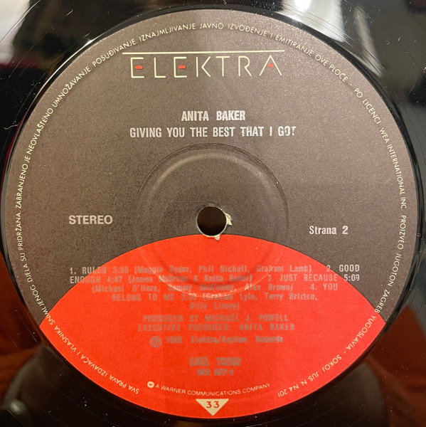 Anita Baker - Giving You The Best That I Got (LP, Album)