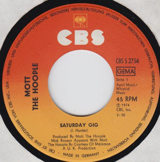 Mott The Hoople - Saturday Gig (7